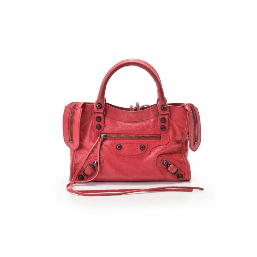 Balenciaga The City Lambskin Pink